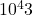 10^43